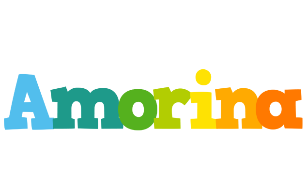 Amorina rainbows logo