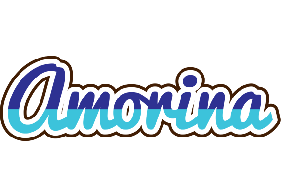 Amorina raining logo