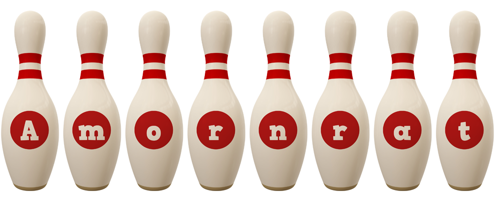 Amornrat bowling-pin logo