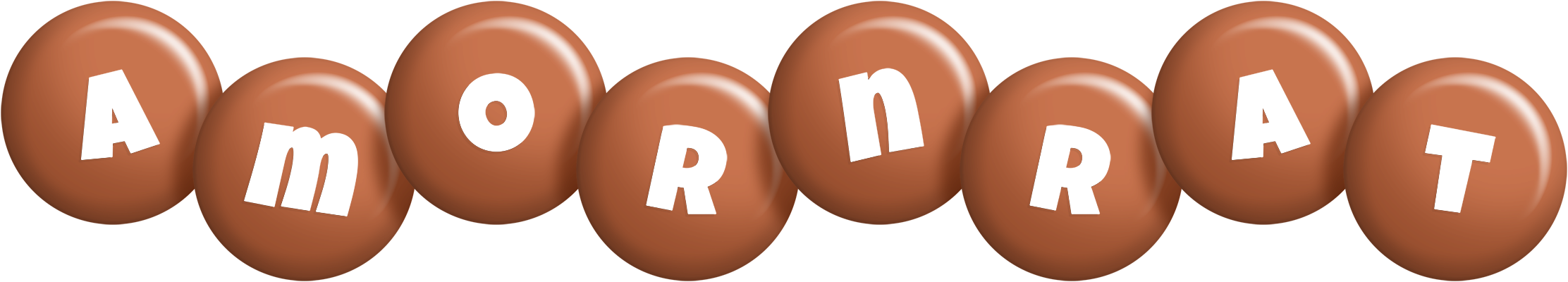 Amornrat candy-brown logo