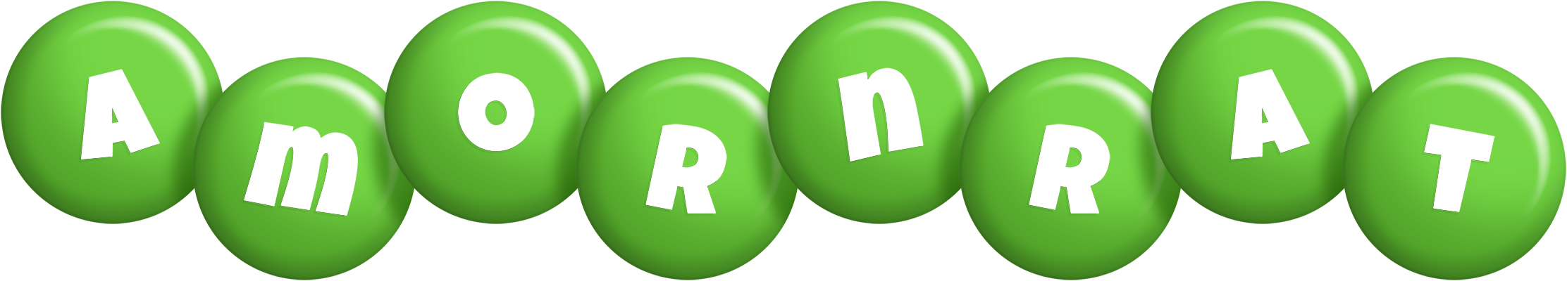 Amornrat candy-green logo