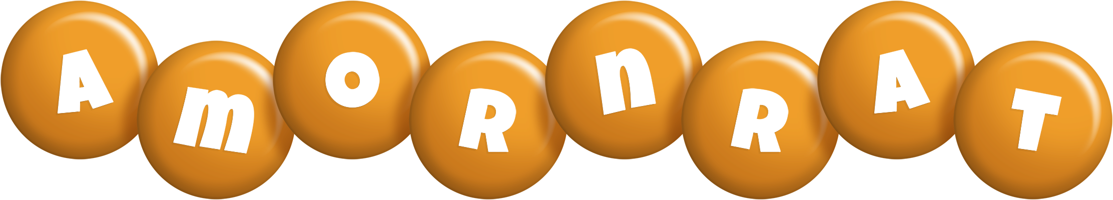 Amornrat candy-orange logo