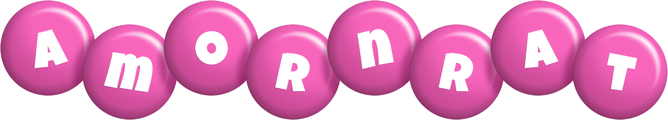 Amornrat candy-pink logo
