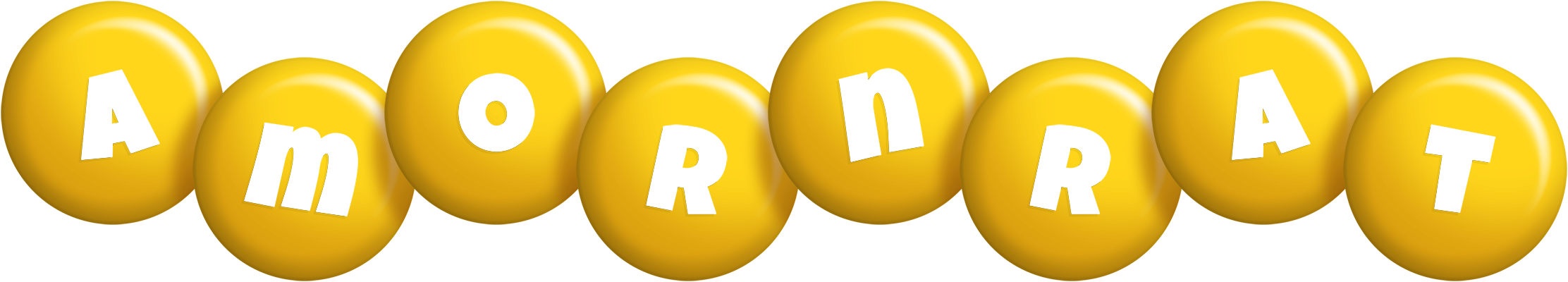 Amornrat candy-yellow logo