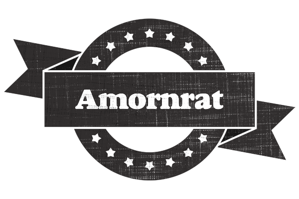 Amornrat grunge logo