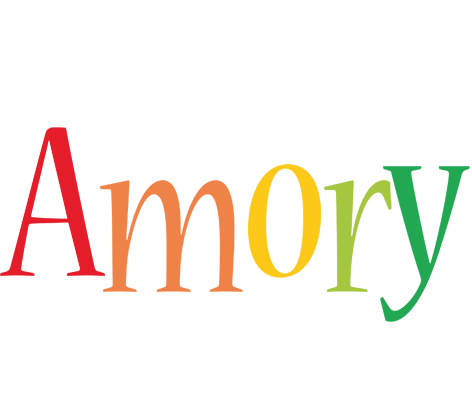 Amory birthday logo