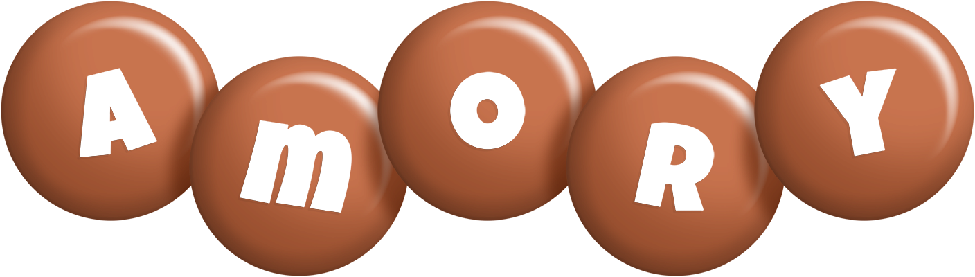 Amory candy-brown logo