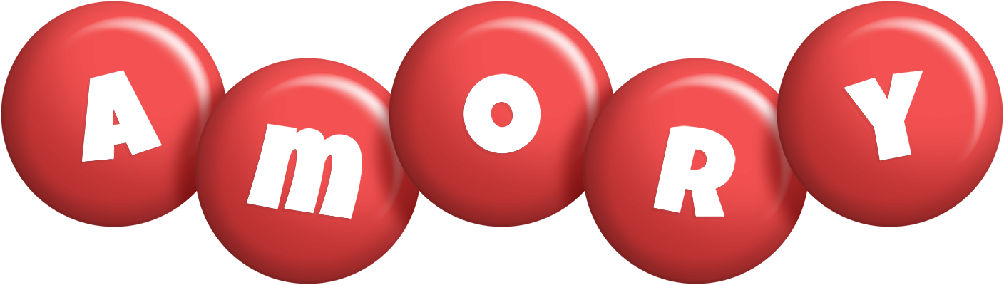 Amory candy-red logo