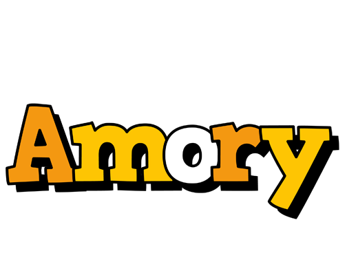Amory cartoon logo