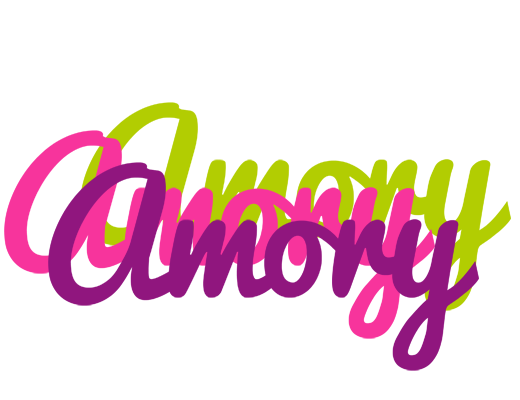 Amory flowers logo