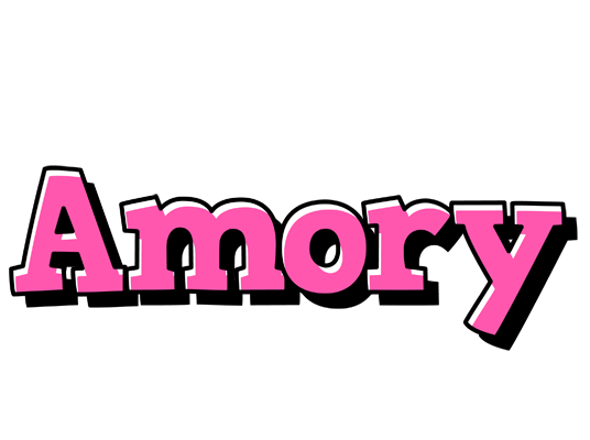 Amory girlish logo