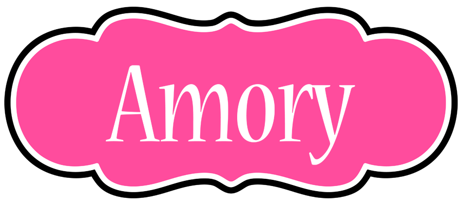 Amory invitation logo