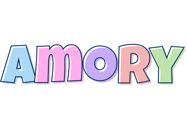 Amory pastel logo