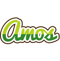 Amos golfing logo