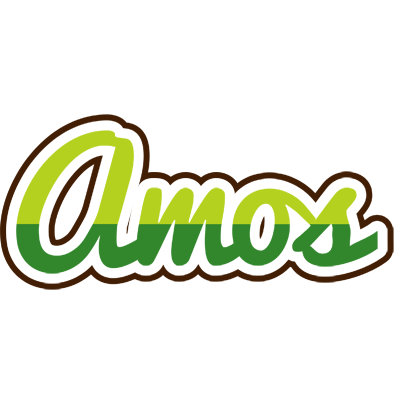 Amos golfing logo