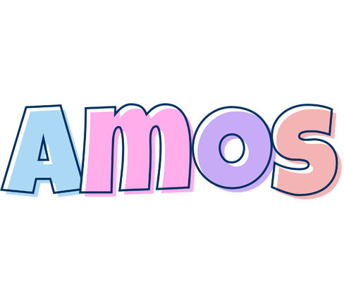 Amos pastel logo