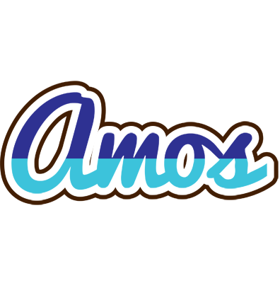 Amos raining logo