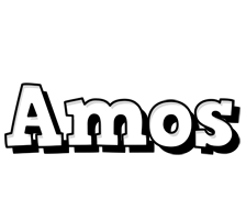 Amos snowing logo