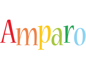 Amparo birthday logo