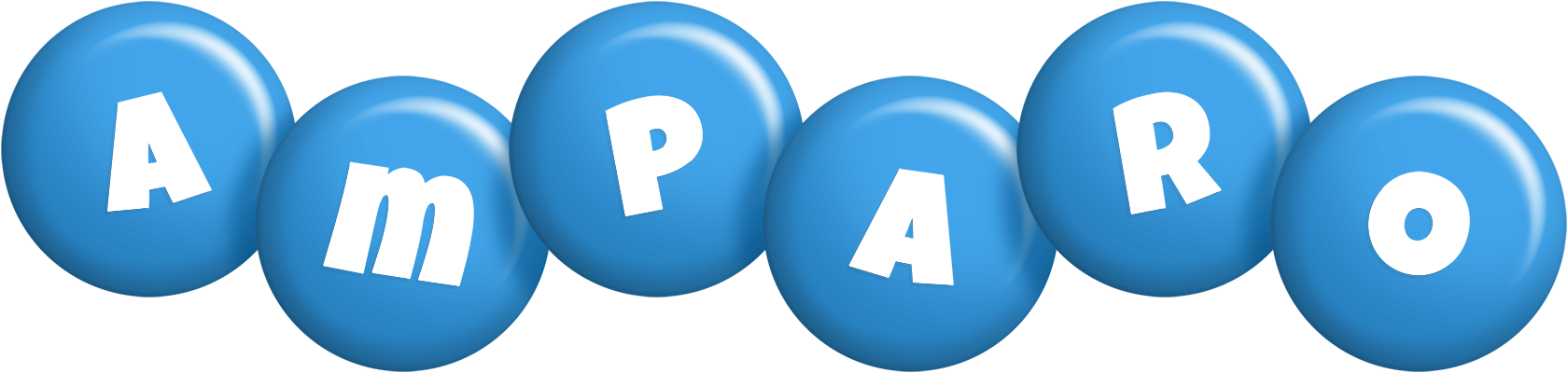 Amparo candy-blue logo