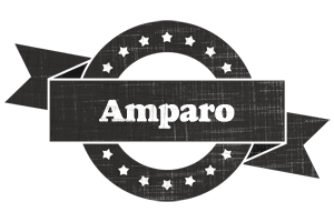 Amparo grunge logo