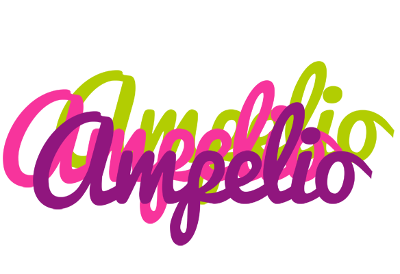 Ampelio flowers logo