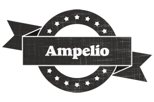 Ampelio grunge logo