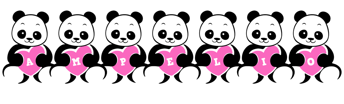 Ampelio love-panda logo