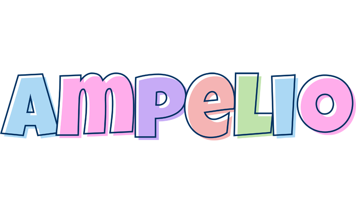 Ampelio pastel logo