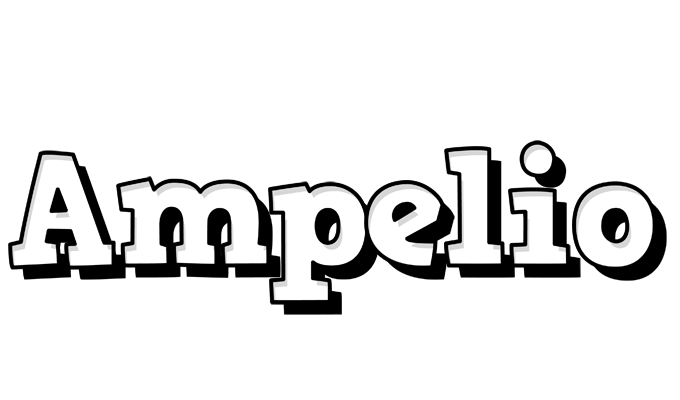 Ampelio snowing logo
