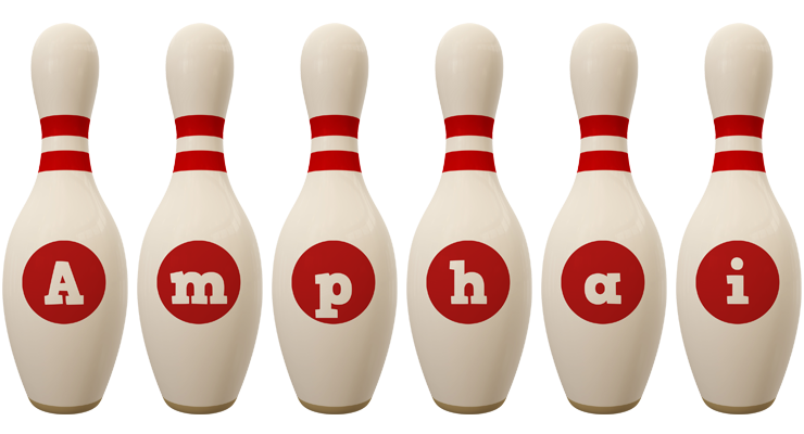 Amphai bowling-pin logo