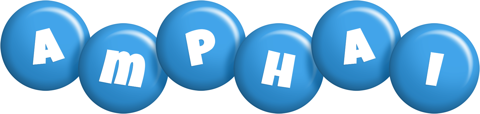 Amphai candy-blue logo