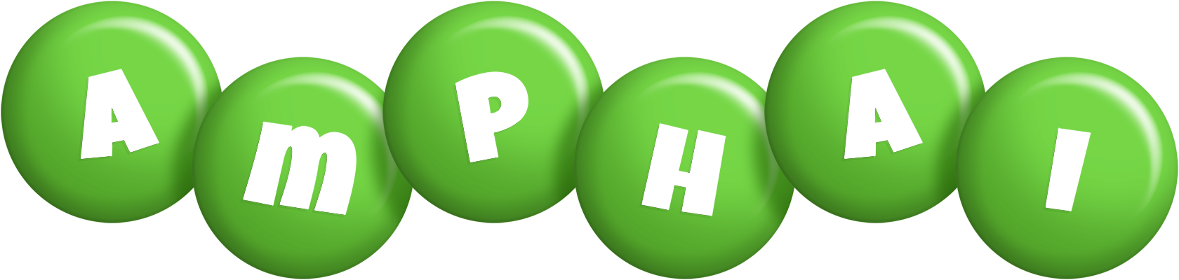 Amphai candy-green logo