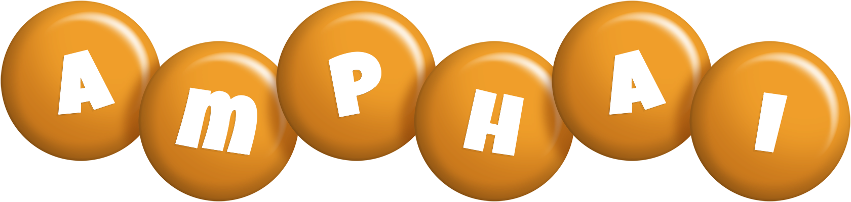 Amphai candy-orange logo