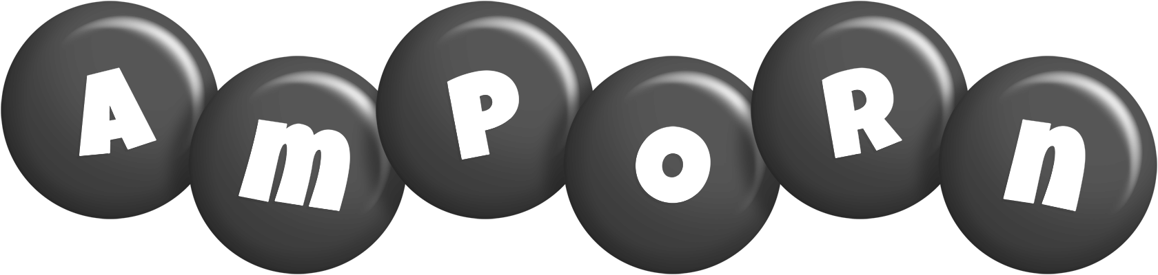 Amporn candy-black logo