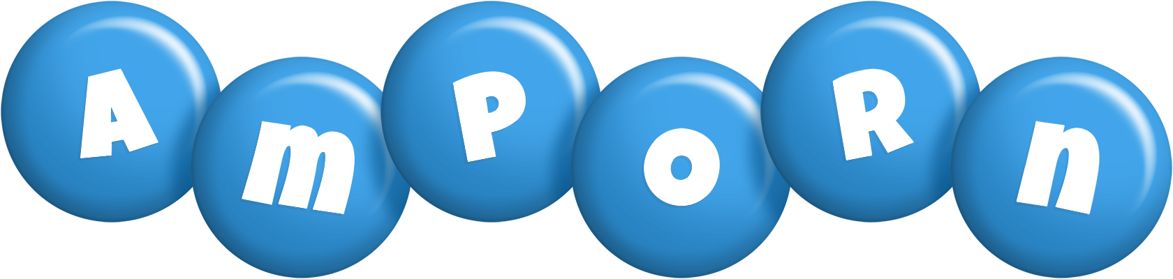 Amporn candy-blue logo