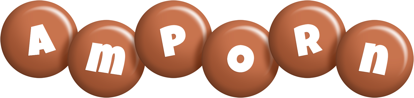 Amporn candy-brown logo