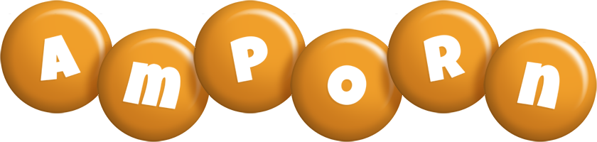 Amporn candy-orange logo