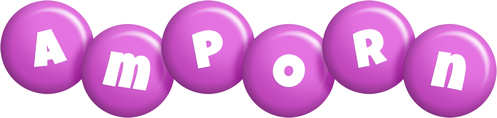 Amporn candy-purple logo