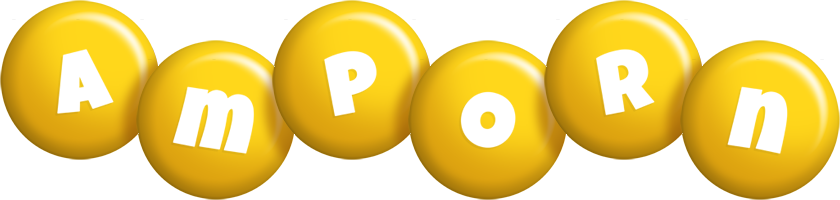 Amporn candy-yellow logo
