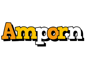 Amporn cartoon logo