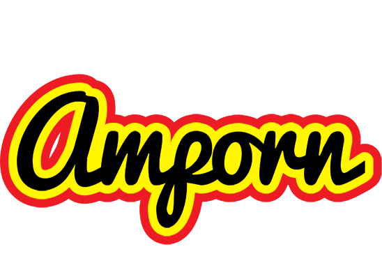 Amporn flaming logo