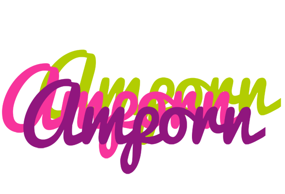 Amporn flowers logo