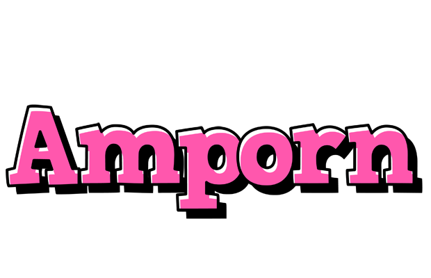 Amporn girlish logo
