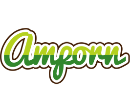 Amporn golfing logo