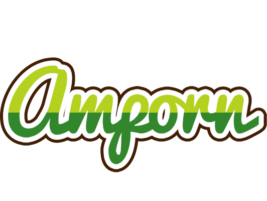 Amporn golfing logo