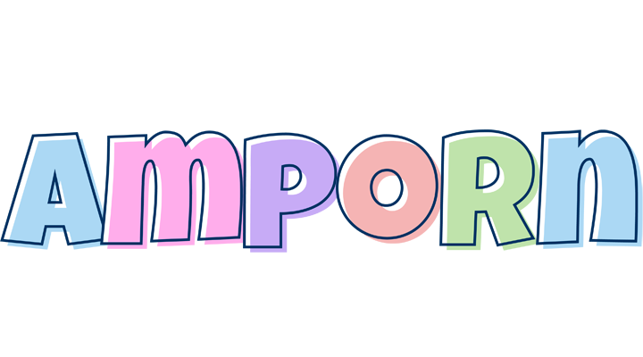 Amporn pastel logo