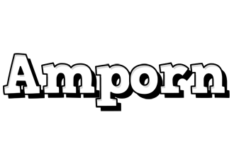 Amporn snowing logo