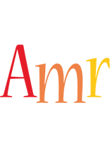 Amr birthday logo
