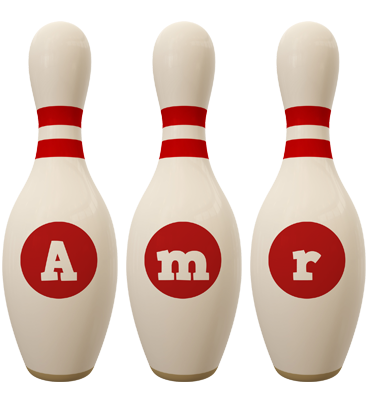 Amr bowling-pin logo